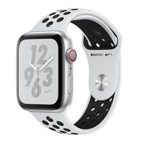 Apple Watch Nike+ Cellular, 44 mm, Alumínio Prata, Pulseira Esportiva Nike Preto/Cinza e Fecho Clássico - MTXK2BZ/A