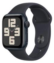 Apple.Watch.SE 2 Geração GPS meia-noite alumínio 40mm Pulseira esportiva meia-noite