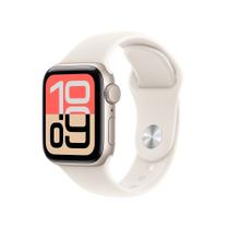 Apple Watch SE 3 GPS, Caixa Estelar de Alumínio de 40 mm, Pulseira Esportiva Estelar, Tamanho P/M - MEH34AM/A