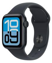 Apple.Watch.SE 3 GPS Caixa meia noite de alumínio 40 mm Pulseira esportiva meia noite M.G