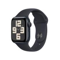 Apple Watch SE 40mm GPS Caixa Meia-Noite de Alumínio, Pulseira Esportiva Meia-Noite, Tamanho P/M, Neutro em Carbono - MR9X3BZ/A