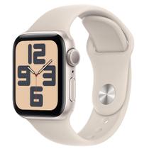 Apple Watch SE (GPS 40 mm) Caixa Estelar de Alumínio Pulseira Esportiva Estelar - P/M