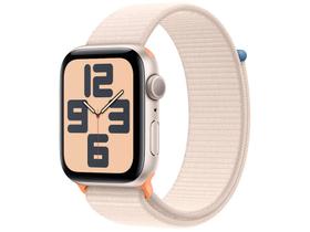 Apple Watch SE GPS Caixa Estelar de Alumínio 44mm Pulseira Loop Esportiva Estelar (Neutro em Carbono)