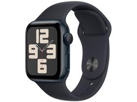 Apple Watch SE GPS Caixa Meia-noite de Alumínio 40mm Pulseira Esportiva Meia-noite M/G