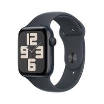 Apple Watch SE GPS Caixa meia-noite de alumínio 44 mm Pulseira esportiva meia-noite M/G