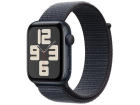 Apple Watch SE GPS Caixa Meia-noite de Alumínio 44mm Pulseira Loop Esportiva Tinto