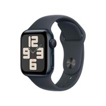 Apple Watch SE GPS, Caixa Meia-Noite de Alumínio de 40 mm, Pulseira Esportiva Meia-Noite, Tamanho M/G - MXE93BE/A