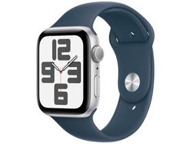 Apple Watch SE GPS Caixa Prateada de Alumínio 44mm Pulseira Esportiva Azul-tempestade M/G