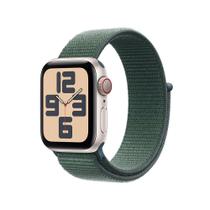 Apple Watch SE GPS + Cellular Caixa estelar de alumínio 40 mm Pulseira loop esportiva verde-lago