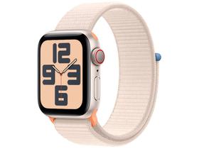 Apple Watch SE GPS + Cellular Caixa Estelar de Alumínio 40mm Pulseira Loop Esportiva Estelar (Neutro em Carbono)