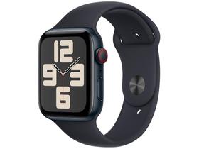 Apple Watch SE GPS + Cellular Caixa Meia-noite de Alumínio 44mm Pulseira Esportiva Meia-noite M/G