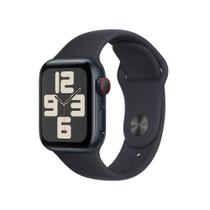 Apple Watch SE GPS + Cellular, Caixa Meia-Noite de Alumínio de 40mm, Pulseira Esportiva Meia-Noite, Tamanho P/M, Neutro em Carbono - MRG73BZ/A