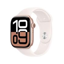 Apple Watch Series 10 GPS + Cellular Caixa cor de ouro rosa de alumínio 46 mm Pulseira esportiva blush-clara M/G