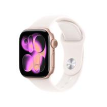 Apple Watch Series 11 GPS Caixa Cor de Ouro Rosa de Alumínio 42mm Pulseira Esportiva Blush-clara P/M Apple Watch Series 11 GPS Caixa Cor de Ouro Rosa de Alumínio 42mm Pulseira Esportiva Blush-clara P/M