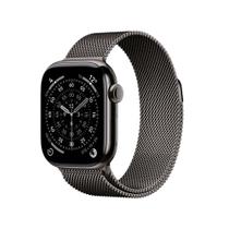Apple Watch Series 11 GPS + Cellular - Caixa ardósia de titânio 42 mm - Pulseira ardósia estilo milanês