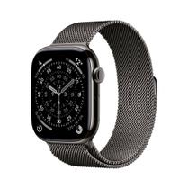 Apple Watch Series 11 GPS + Cellular, Caixa Ardósia de Titânio de 46 mm, Pulseira Ardósia Estilo Milanês, Tamanho M/G - MFD44AM/A