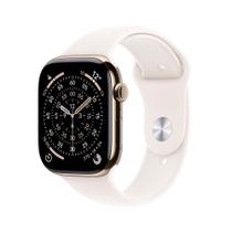 Apple Watch Series 11 GPS + Cellular - Caixa dourada de titânio 46 mm - Pulseira esportiva blush-clara M/G Apple Watch Series 11 GPS + Cellular - Caixa dourada de titânio 46 mm - Pulseira esportiva blush-clara M/G