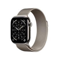 Apple Watch Series 11 GPS + Cellular - Caixa natural de titânio 42 mm - Pulseira natural estilo milanês