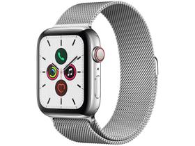 Apple Watch Series 5 (GPS + Cellular) 44mm - Caixa Aço Inoxidável Pulseira Estilo Milanês