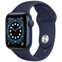 Apple Watch Séries 6, 40mm, Bluetooth, Wifi, GPS, NFC, Tela OLED, Carregador Magnético, Resistente á Água, Azul - MG143LL/A