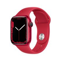 Apple Watch Series 7 (GPS, 41mm) - Caixa de Alumínio (PRODUCT)RED - Pulseira esportiva (PRODUCT)RED