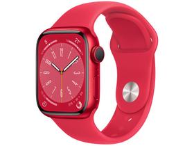 Apple Watch Series 8 41mm GPS Caixa (PRODUCT)RED Alumínio Pulseira Esportiva