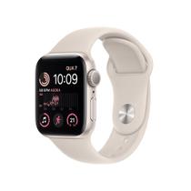Apple Watch Series 8 GPS + Cellular, Caixa de Aço Inoxidável 41mm Dourada, Pulseira Esportiva Estelar MNJC3BZ/A