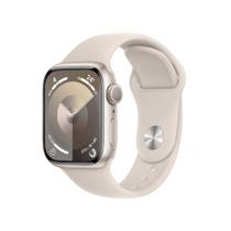 Apple Watch Series 9 41mm GPS Caixa Estelar de Alumínio, Pulseira Esportiva Estelar, Tamanho M/G, Neutro em Carbono - MR8U3BZ/A