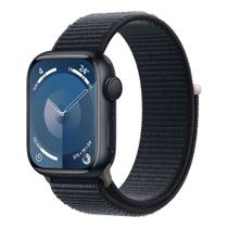 Apple Watch Series 9 41mm GPS Caixa Meia-Noite de Alumínio, Pulseira Loop Esportiva Meia-Noite, Neutro em Carbono - MR8Y3BZ/A