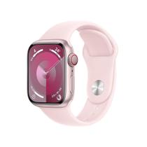 Apple Watch Series 9 41mm GPS + Cellular Caixa Rosa de Alumínio, Pulseira Esportiva Rosa-claro, Tamanho M/G, Neutro em Carbono - MRJ03BZ/A