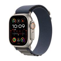 Apple Watch Ultra 2 GPS + Cellular Caixa de titânio de 49 mm Pulseira loop Alpina azul M (neutro em carbono)