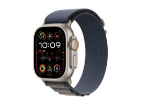 Apple Watch Ultra 2 GPS + Cellular Caixa de Titânio de 49mm Pulseira Loop Alpina Azul P (Neutro em Carbono)