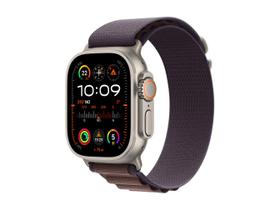 Apple Watch Ultra 2 GPS + Cellular Caixa de Titânio de 49mm Pulseira Loop Alpina índigo P (Neutro em Carbono)