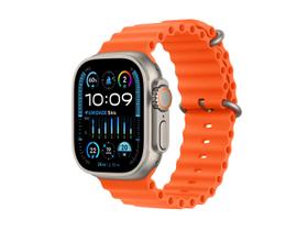 Apple Watch Ultra 2 GPS + Cellular Caixa de Titânio de 49mm Pulseira Oceano Laranja
