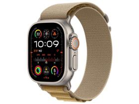 Apple Watch Ultra 2 GPS + Cellular Caixa natural de titânio de 49 mm Pulseira loop Alpina canela G Apple Watch Ultra 2 GPS + Cellular Caixa natural de titânio de 49 mm Pulseira loop Alpina canela G
