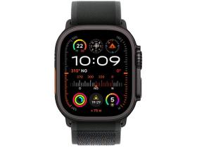 Apple Watch Ultra 2 GPS + Cellular Caixa Preta de Titânio de 49mm Pulseira Loop Trail Preta M/G