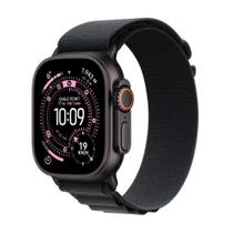 Apple Watch Ultra 3 GPS + Cellular - Caixa preta de titânio 49 mm - Pulseira loop Alpina preta P