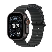 Apple Watch Ultra 3 GPS + Cellular - Caixa preta de titânio 49 mm - Pulseira Oceano preta Apple Watch Ultra 3 GPS + Cellular - Caixa preta de titânio 49 mm - Pulseira Oceano preta
