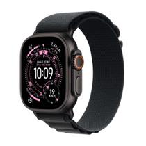 Apple Watch Ultra 3 GPS + Cellular Caixa Preta de Titânio 49mm Pulseira Loop Alpina Preta G