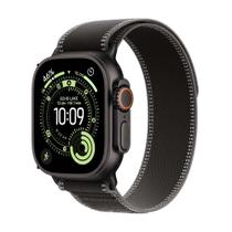 Apple Watch Ultra 3 GPS + Cellular Caixa Preta de Titânio 49mm Pulseira Loop Trail Preta/Carvão M/G