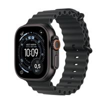 Apple Watch Ultra 3 GPS + Cellular, Caixa Preta de Titânio de 49 mm, Pulseira Oceano Preta - MF0J4BE/A