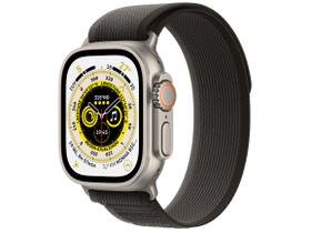 Apple Watch Ultra 49mm GPS + Cellular Caixa Titânio Pulseira Loop Trail Preto e Cinza