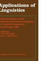 Applications Of Linguistics - Cambridge University Press - ELT