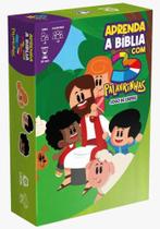 Aprenda a bíblia com 3 palavrinhas - jogo de cartas + livreto