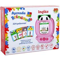 Aprenda Brincando INGLES 224 Palavras Rosa DM TOYS