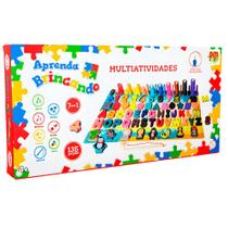 Aprenda Brincando Multiatividades 135 Peças - DMToys Aprenda Brincando Multiatividades 135 Peças - DMToys