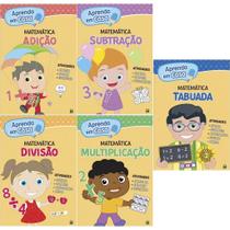Aprenda Em Casa Matemática - 5 Vol - Adição + Multiplicação + Subtração + Divisão + Tabuada Aprenda Em Casa Matemática - 5 Vol - Adição + Multiplicação + Subtração + Divisão + Tabuada