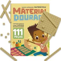 Aprenda Em Casa Material Dourado Madeira Com Livro 111 Peças
