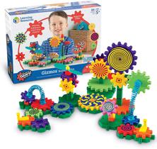 Aprendendo recursos Gears! Engrenagens! Engrenagens! Conjunto de Construção gizmos, brinquedo de construção, brinquedo de aprendizagem STEM, quebra-cabeça, 83 peças, presente de Páscoa para crianças, brinquedos de Páscoa, idades 3+