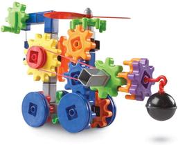 Aprendendo recursos Gears! Engrenagens! Engrenagens! Máquinas em Movimento, STEM, Gear Toy, 116 Peças, Idades 4+